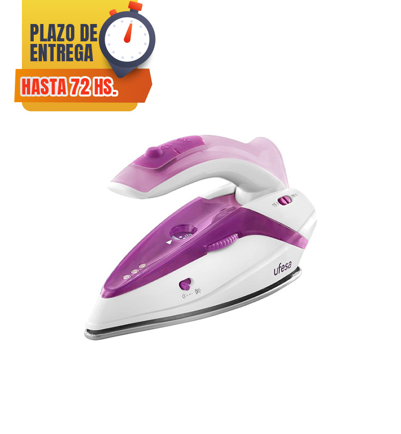 PLANCHA A VAPOR UFESA PERFECT TRIP 1100W BLANCO/LILA