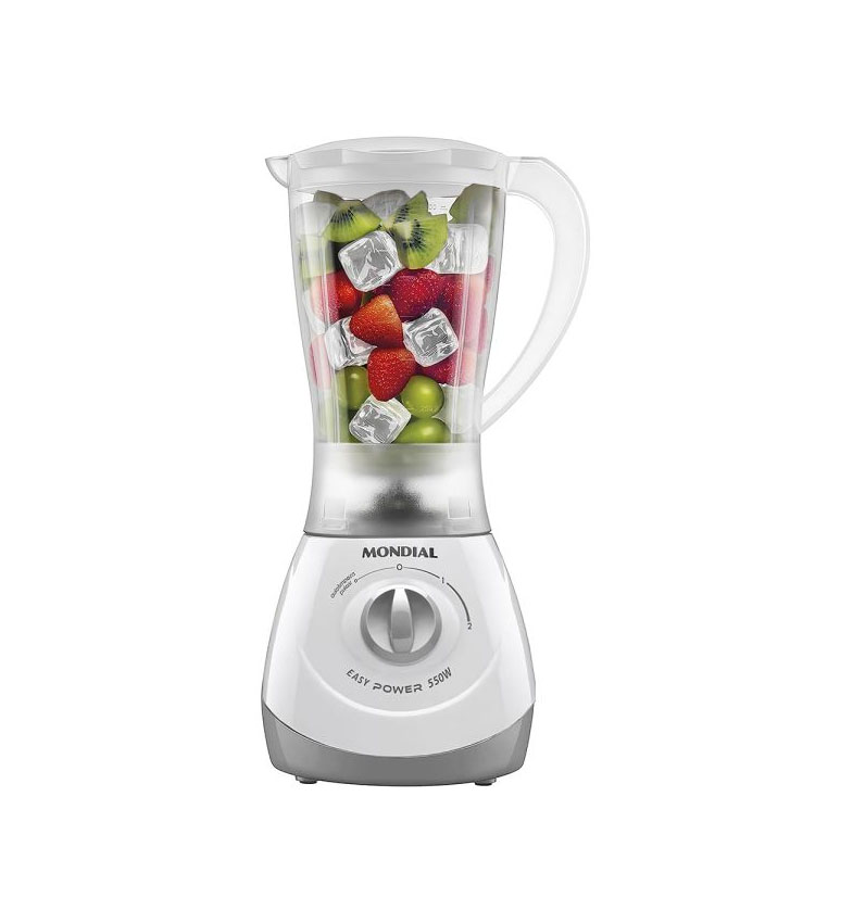 LICUADORA MONDIAL EASY POWER WHITE -L 550W