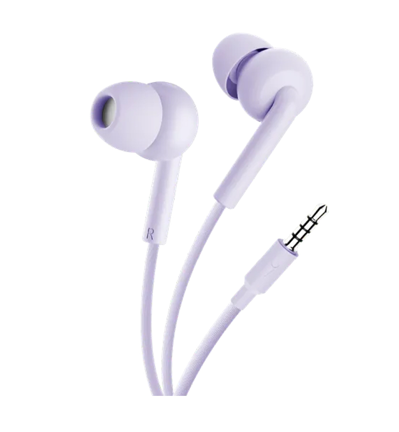 AURICULAR CON CABLE ORAIMO AUX DEEPER BASS CONCH 2 NEO LILA