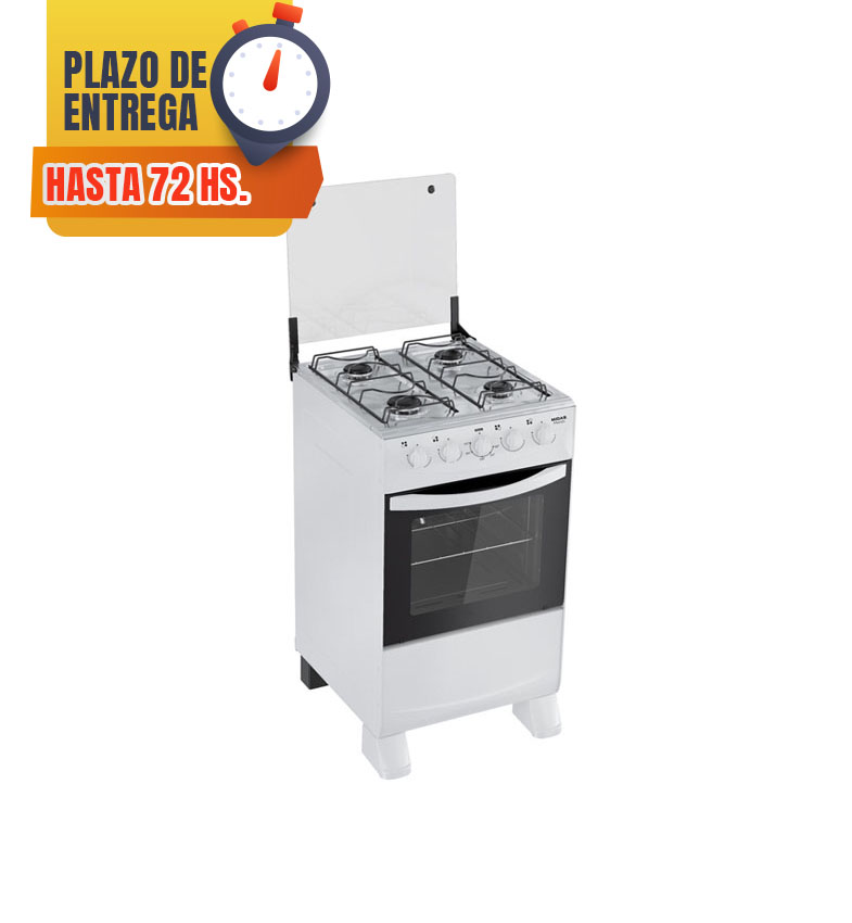 COCINA A GAS 4H MIDAS MARISCAL BLANCO