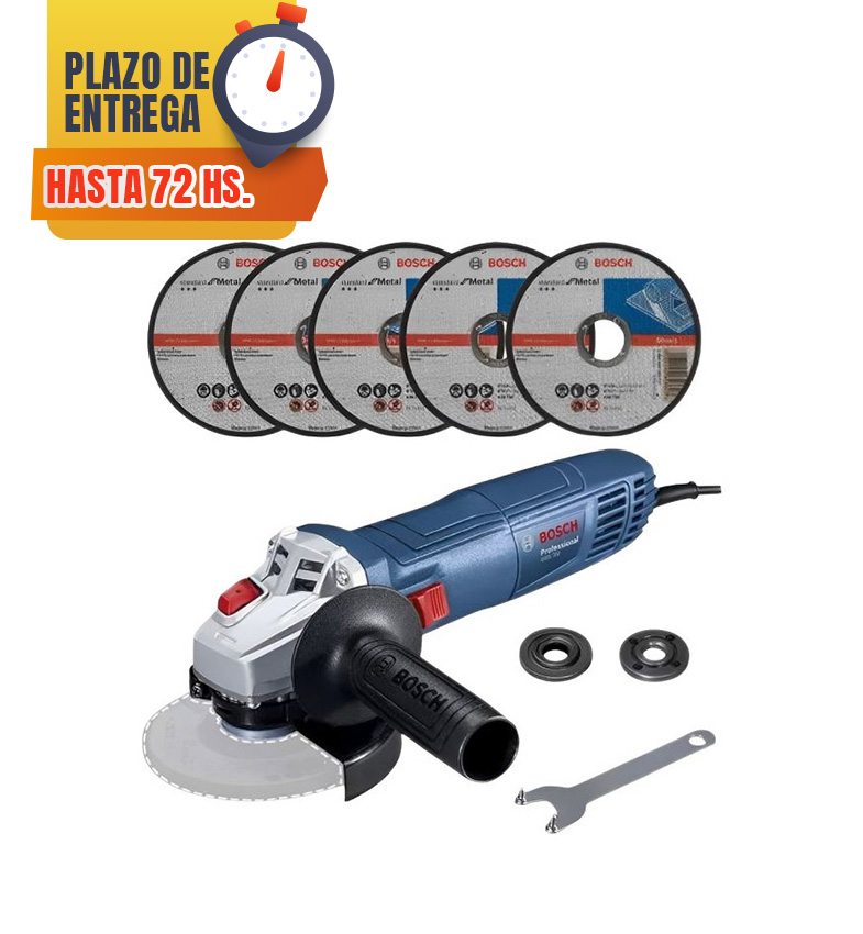 AMOLADORA ANGULAR BOSCH GWS 700 115 MM 710 W 220V + 5 DISCOS