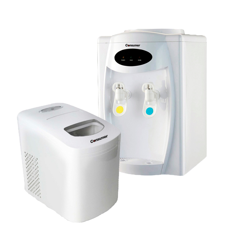 COMBO MAMA- DISPENSER DE MESA SIMPLE+FABRICADORA DE 10K CONSUMER