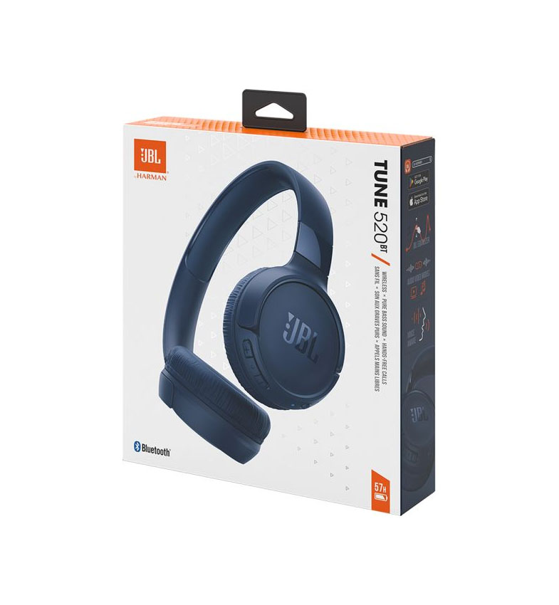 AURICULAR JBL T520BT BLUE
