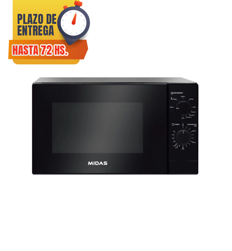 MICROONDAS MIDAS 20 LITROS ANALOGICO MD-MOG20LM-NG
