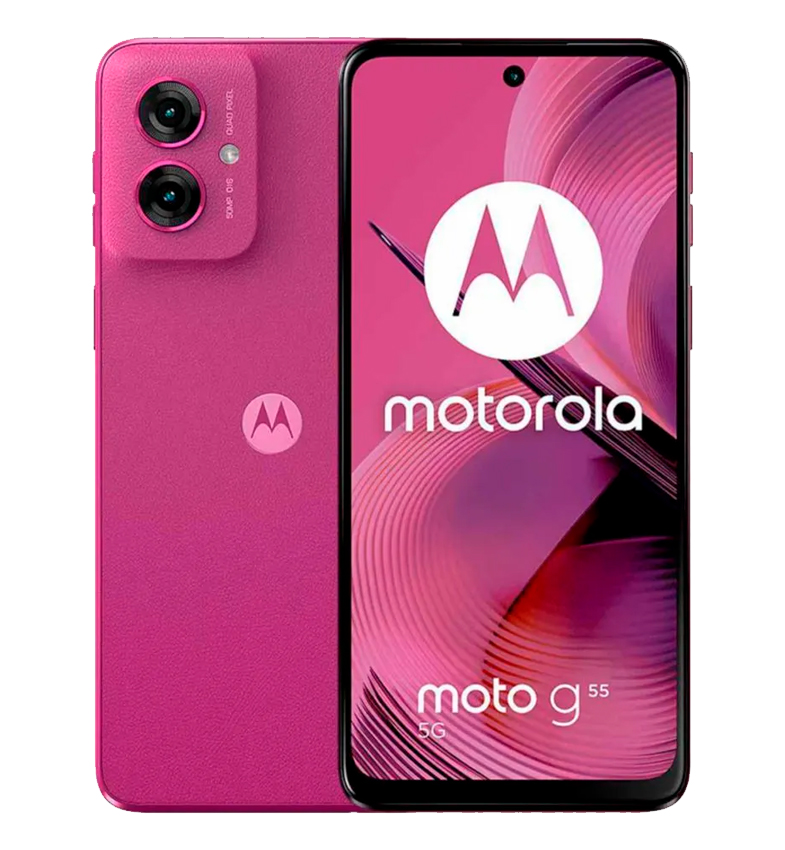 CELULAR MOTOROLA G55 XT2435-1 5G ROSA (PINK) - ElectroStock Paraguay S.A.