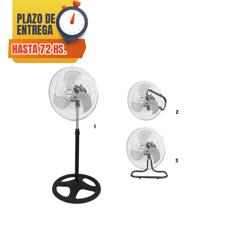 VENTILADOR MIDAS 18 3 EN 1- MD-VE1805