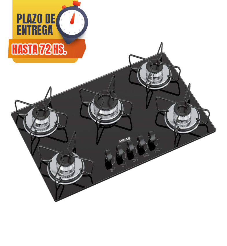ANAFE EMPOTRABLE MIDAS A GAS B3 5 HORNALLAS