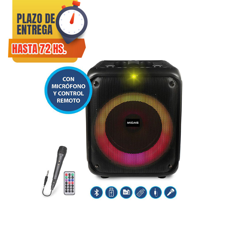 PARLANTE MIDAS MD-BOOMBLOCK BT 8