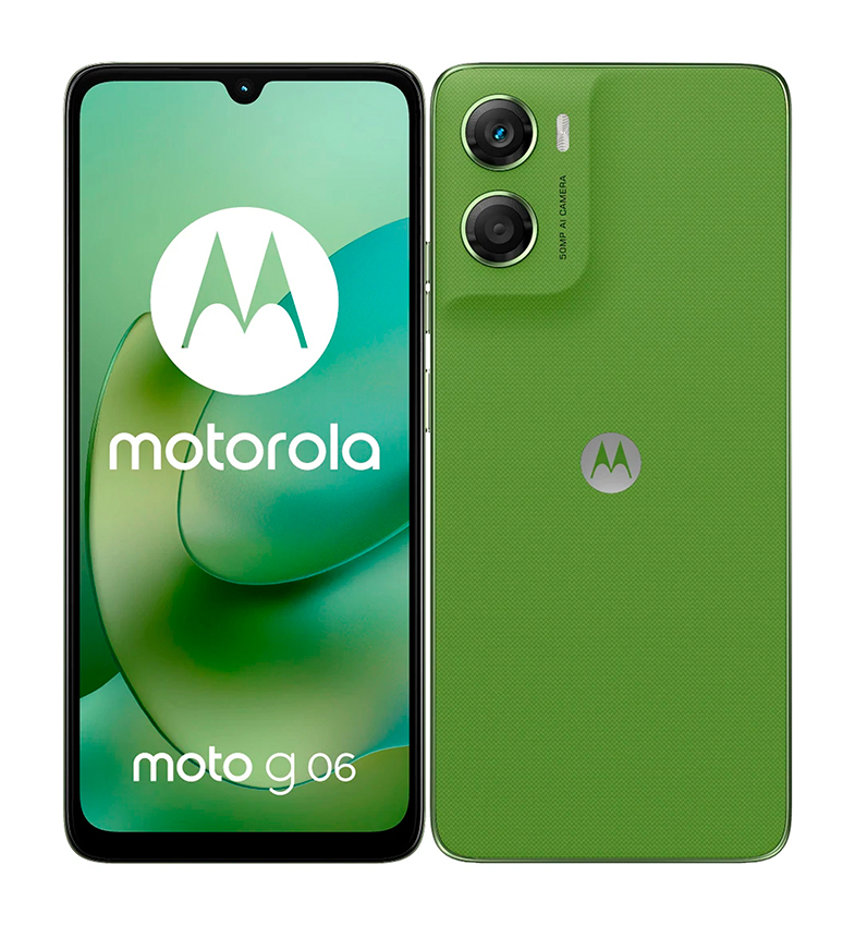 CELULAR MOTOROLA G06 XT2535-2 DUAL 64GB/4GB RAM PANTONE TENDRIL (GREEN)
