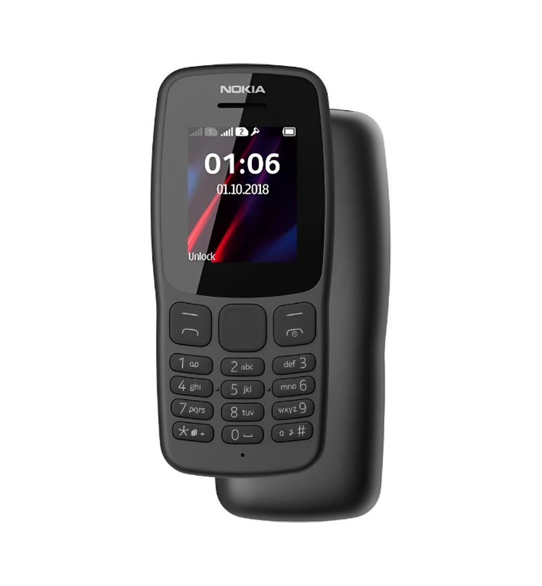 CELULAR NOKIA 106 TA-1114 DUAL SIM 4G BLACK