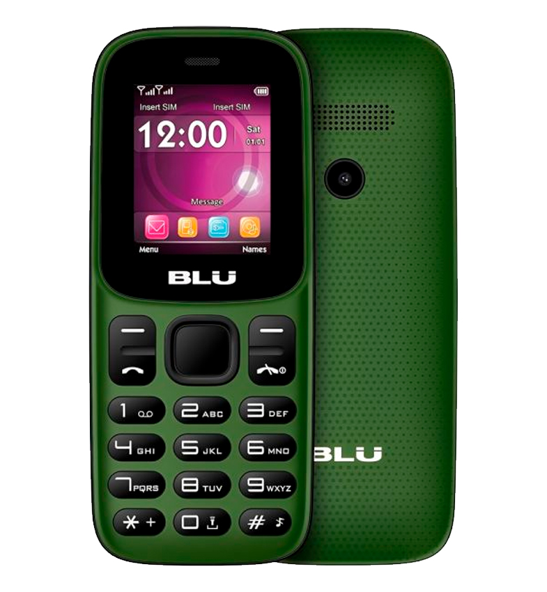 CELULAR BLU DS Z5 Z214 1.8 GREEN