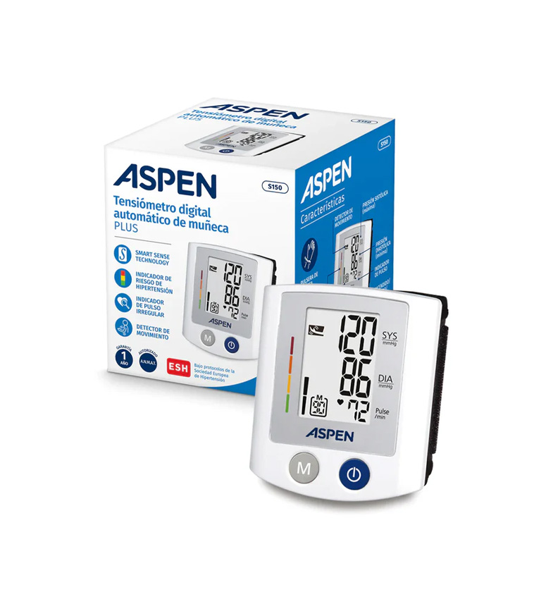 TENSIÓMETRO DIGITAL DE MUÑECA ASPEN S150