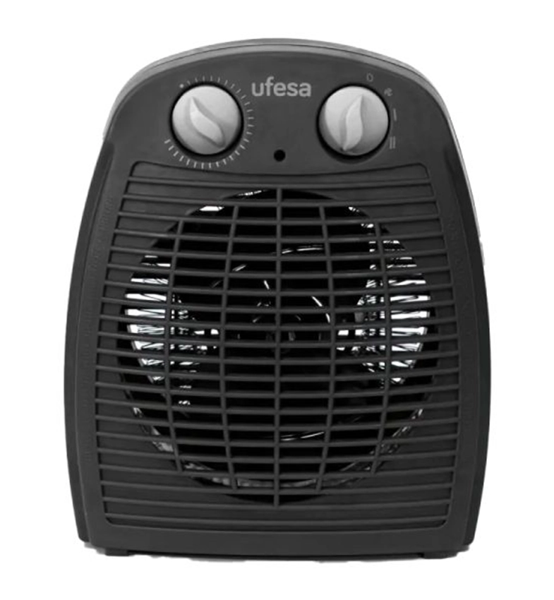 ESTUFA UFESA CF2000 TERMO VENTILADOR NEGRO 2000W