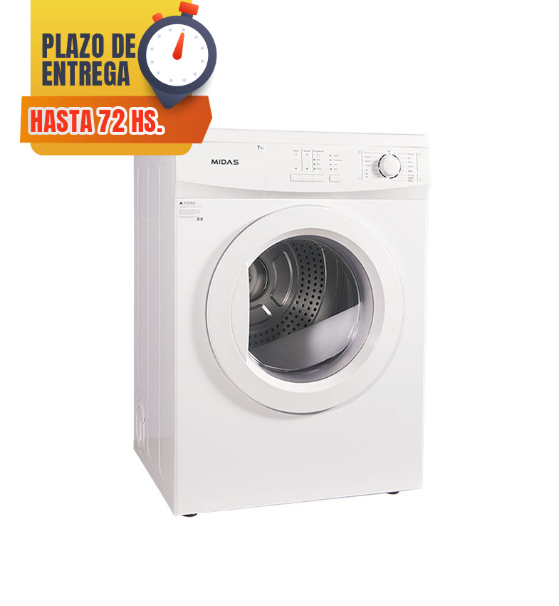 SECARROPAS MIDAS 7KG MD-SE7Q6 BLANCO