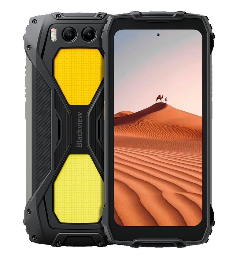 CELULAR BLACKVIEW BV7300 256GB/6GB 4G YELLOW NIGHT-VISION-CAM RESIST. GOLPES/AGUA