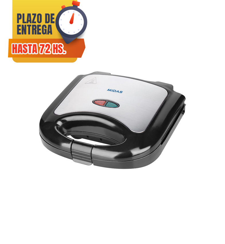 SANDWICHERA MIDAS MD-SW1805 2 PAN NEGRO