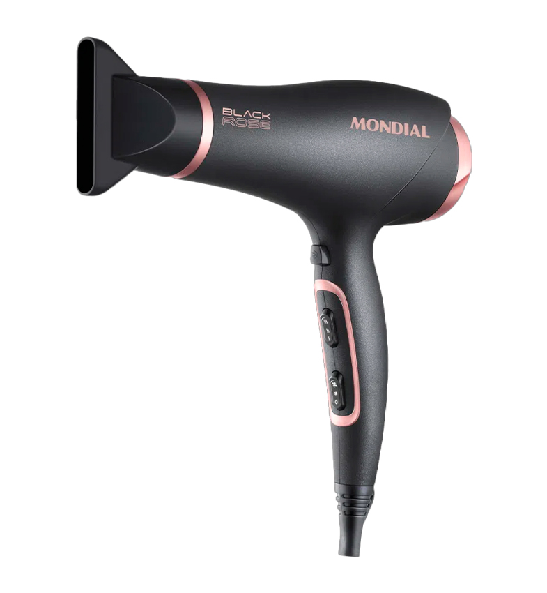 SECADOR DE CABELLOS BLACK ROSE - 2000W