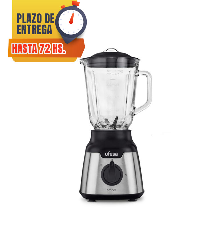 LICUADORA AMBER 900W 0.8VID -UFESA BS4000.JARRA DE VIDRIO