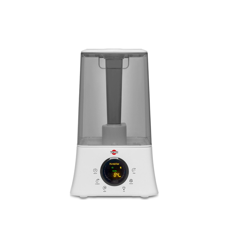 HUMIDIFICADOR DIGITAL TOKYO 3EN1 IONIZA, PURIFICA Y AROMATIZA 4.5LTS INDICADOR L
