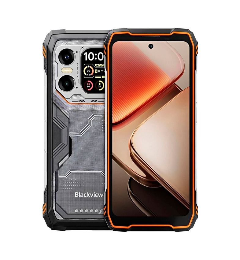 CELULAR BLACKVIEW XPLORE 1 PRO THERMAL AMAG 256GB/12GB 5G NFC BLACK/ORANGE RESIST. GOLPES/AGUA