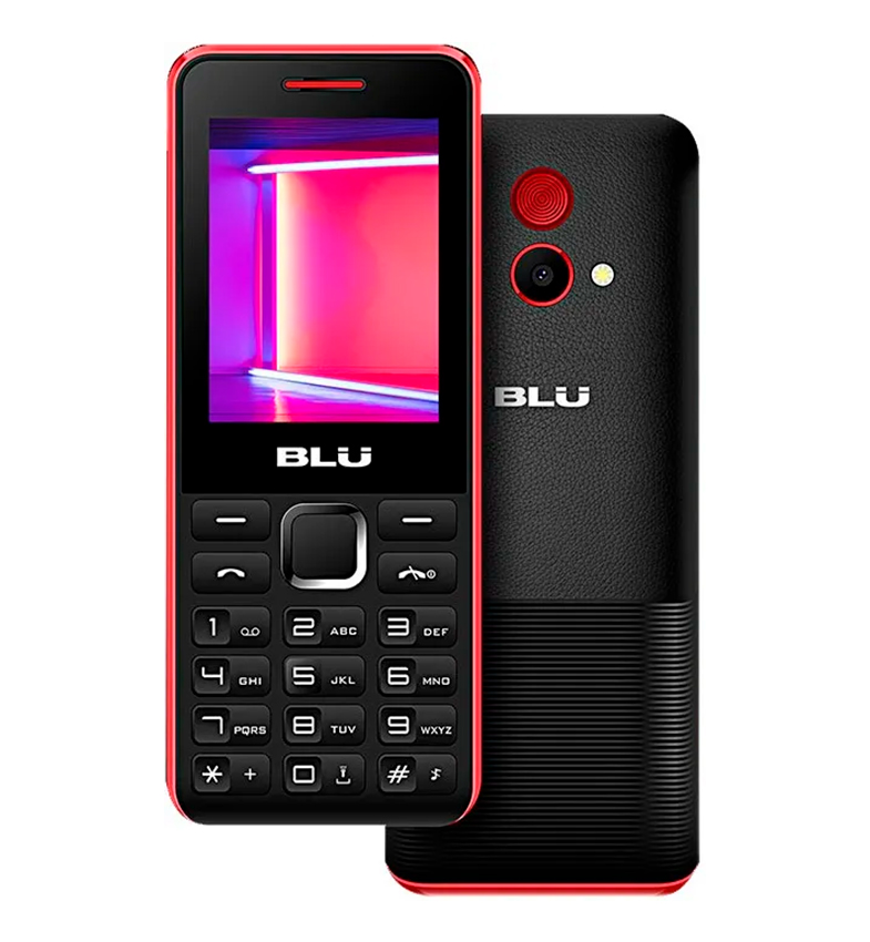 CELULAR BLU TANK II T196 2.4 BLACK/RED