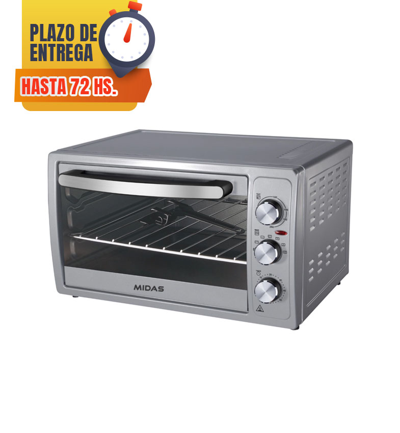 HORNO ELECTRICO INOX MD-HE46SC MIDAS 46L