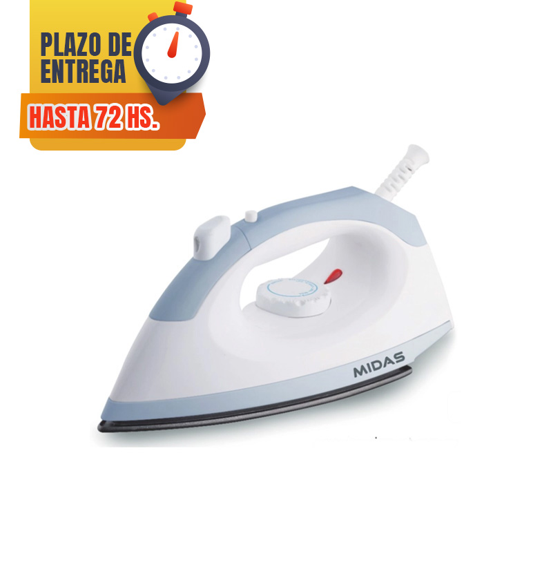 PLANCHA SECA MIDAS CON SPRAY 1100W