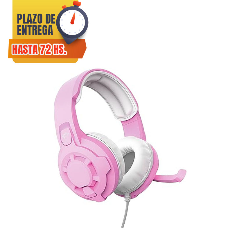 AURICULAR GAMER TRUST RADIUS PINK GXT 411