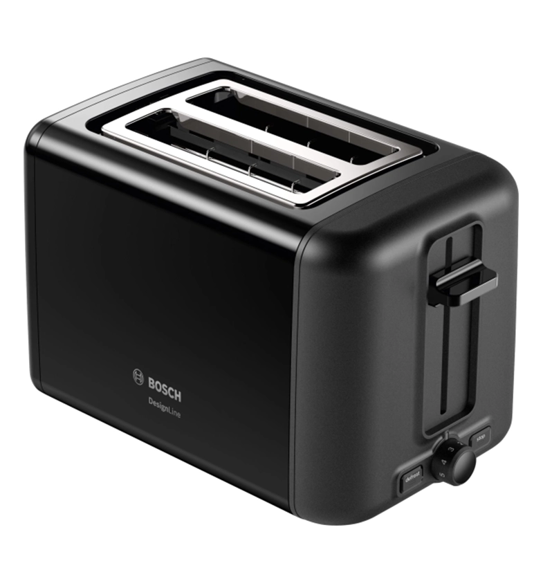 TOSTADORA BOSCH TAT3P423 P/ 2 PANES NEGRO