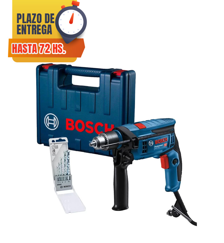 BOSCH ROTOMARTILLO GSB 13 RE 750W 220V +5 BROCAS