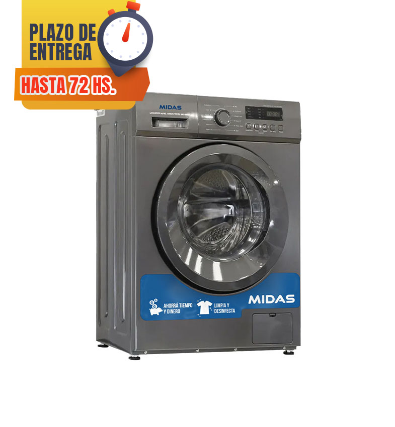 LAVARROPAS MIDAS ADELA CARGA FRONTAL INOX 8 KG 2104203528